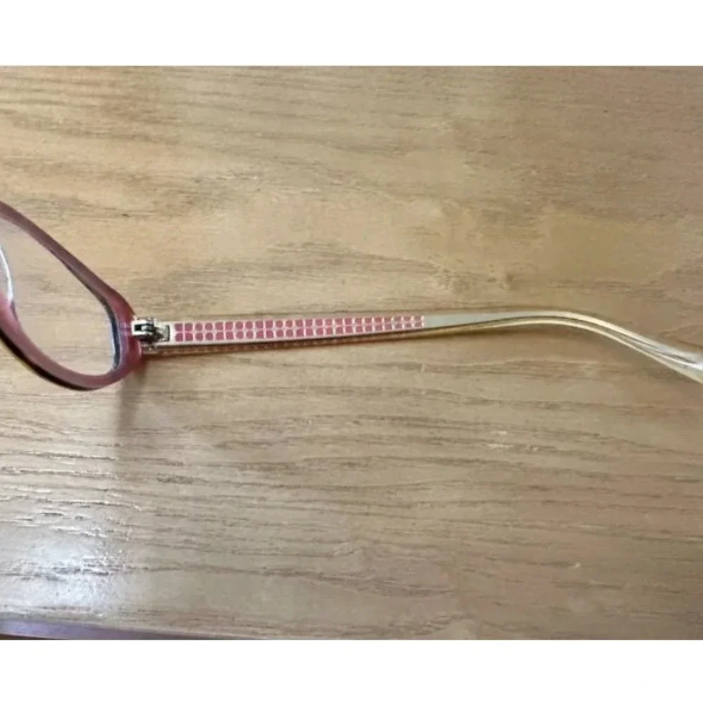 Kate‎ Spade Essie 0JAPN 49-16-135 Tortoise/Rose Full Rim Frame SD32 Pink Gold